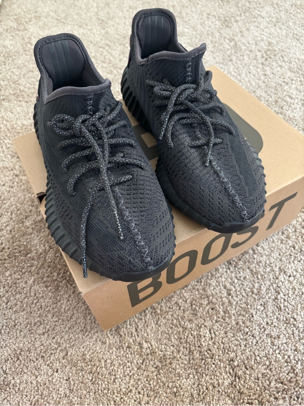 Black Yeezy Boost 350 V2 Black Non Reflective
